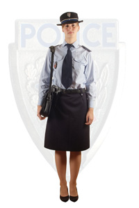 femme agent de police